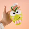 Sanrio Hello Kitty Melody Cinnamoroll Keroppi Pompom Purin Stuffed Toys Pendant Plush Toys Keyring Anime Keychain Birthday Gift