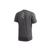 adidas T Shirts Men's Gray Crew Neck Moderate Straight Fit GH7895