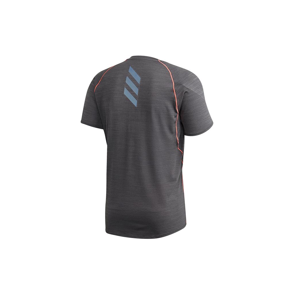 adidas T Shirts Men's Gray Crew Neck Moderate Straight Fit GH7895