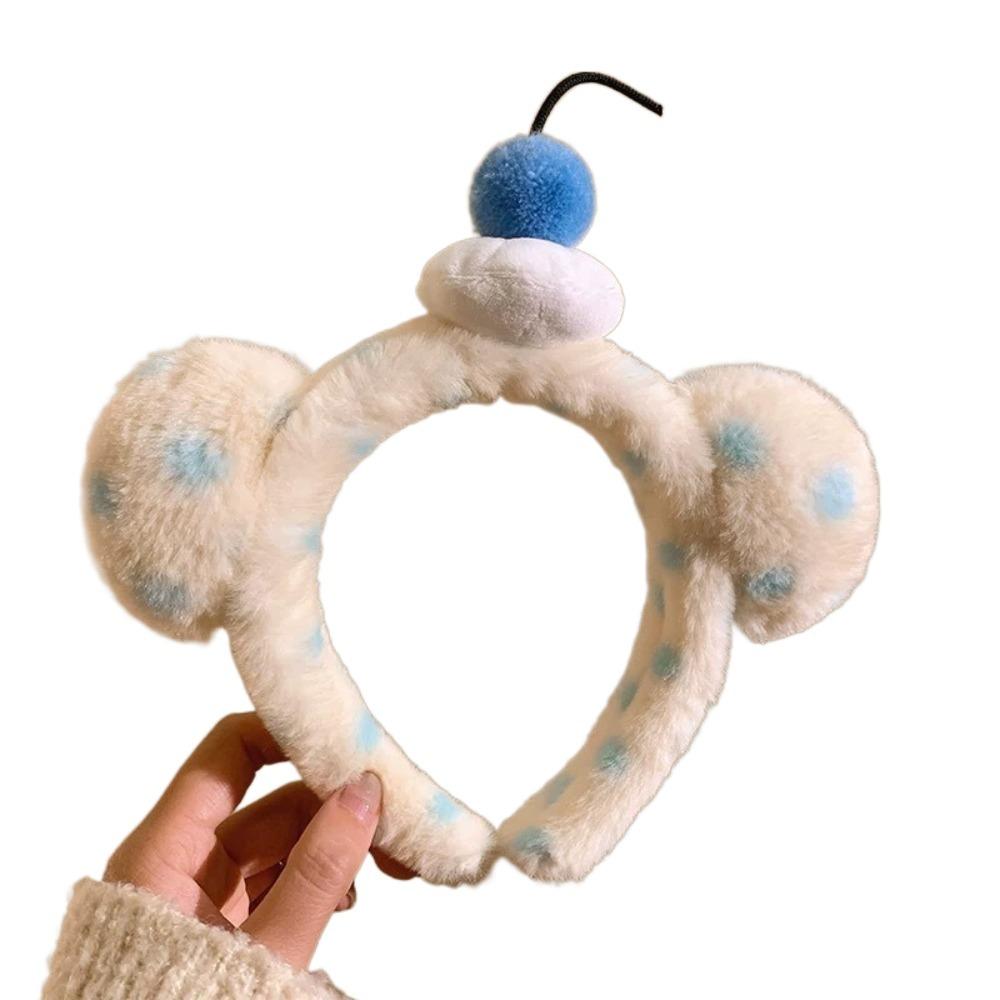 

Мультяшная голова акулы обруч волнистый точечный ободок для волос новый плюшевый ободок для волос аксессуары для волос подарок Type B