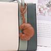PU Leather Croissant Keychain Car Keyring Cartoon Hanger Bag Pendant