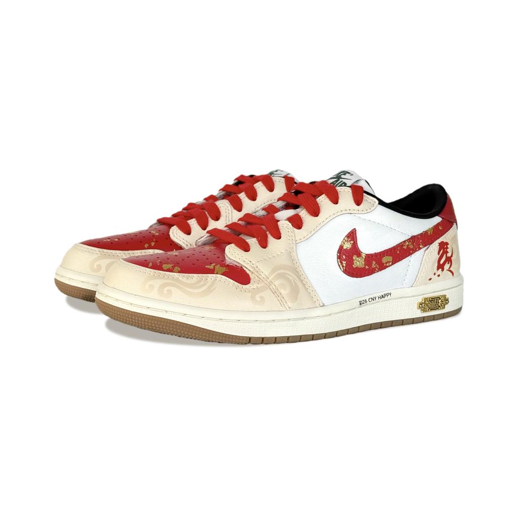 Jordan Air Jordan 1 Blessed Immediately, Shopping Bag Included, Goku Made Abrasion Resistant Abrasion Resistant Low top CZ0775-133(Team610-BOX)