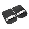 2pcs Black PU Leather Tape Measure Holder Drill Holder Belt Clip with Buckle for Woodworking Construction Electrician