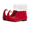 Christmas Adult Santa Claus Shoes Red Ankle Boots Role Play Accessories Party Stage Performance Props Unisex