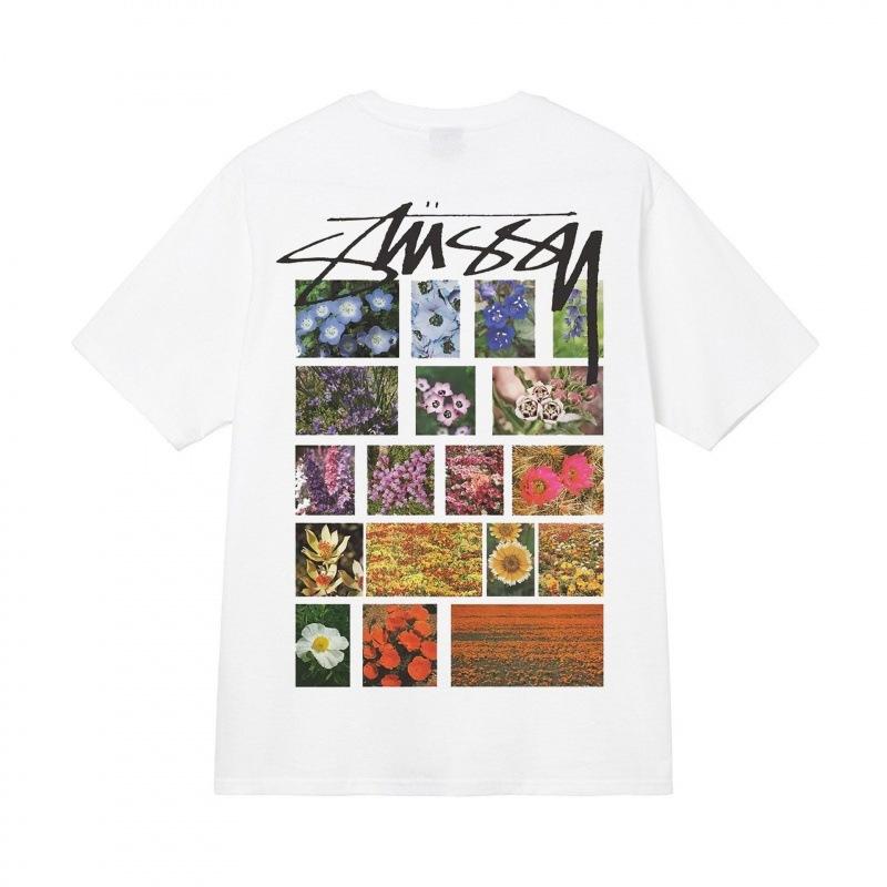Grenzüberschreitende europäische und amerikanische Trendmarken, eine Vielzahl bedruckter Herren- und Damen-Kurzarm-T-Shirts, 220 Gramm lockere Streetwear-T-Shirts