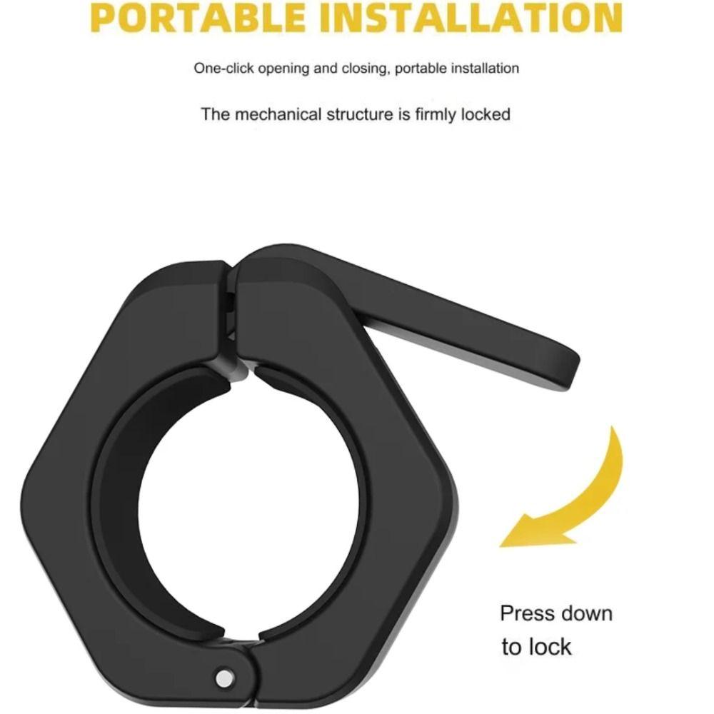 Quick Release Weightlifting Barbell Clamps Hexagon Barbell Collars Barbell Spin Lock  Weightlifting