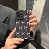 Hülle Für iPhone 16 15 14 Pro Max 13 12 11 Rosa Schleifen-Print Handyhülle Für iPhone XS Max X XR 7 8 16 Plus SE 2022 Silikon Fundas