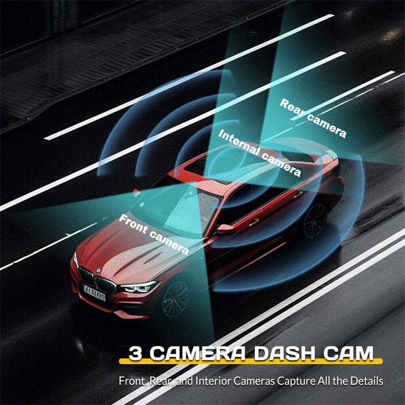 Hidden Dash Cam Wifi Hd 1080P Night Vision Car Mounted Phone Interface Parking Monitoring Recording High Resolution Video Footag