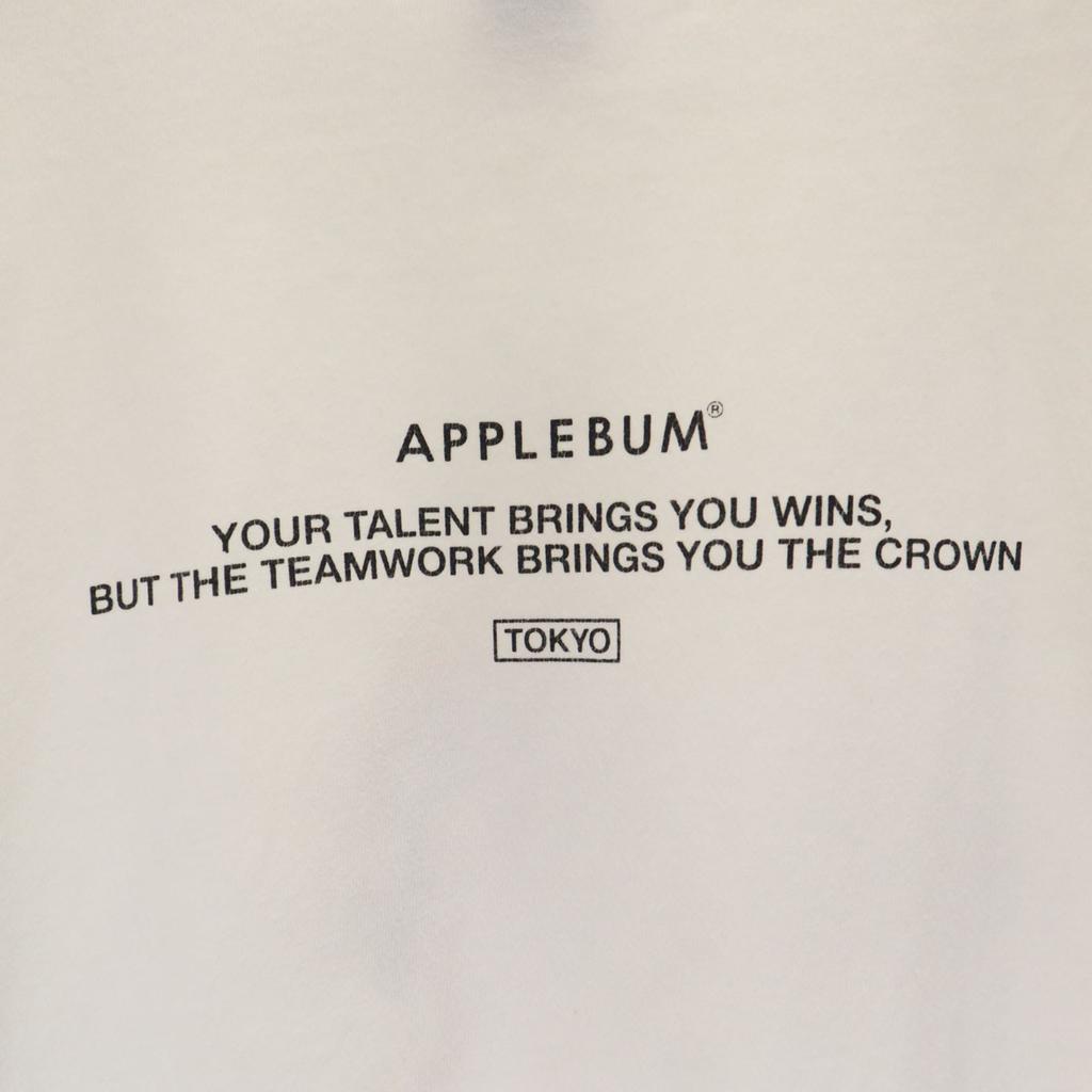 APPLEBUM Chicago Boy Short sleeve T-shirt XXL white CHICAGO BOY Big Size Men's Used