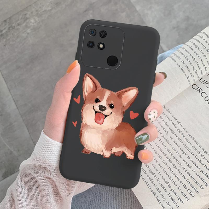 For Redmi 10C 10 C Back Cover Protective Case Soft Silicone Cute Cartoon Cat Frog Phone Case For Xiaomi Redmi 13C 14C 12C Coque