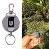 Rope Badge Reel Anti-lost Elastic Keychain Burglar Trinket ID Card Holder Safety Key Buckle