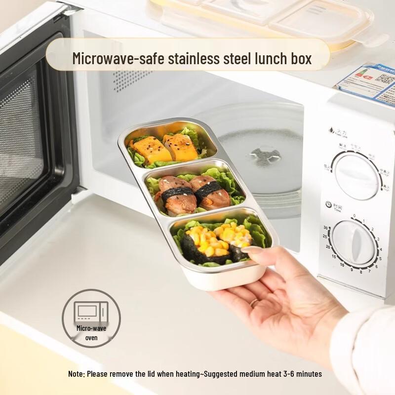 304 Stainless Steel Compartmented Lunch Box