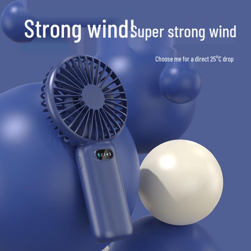 Mini Ventilateur Portable USB Rechargeable 2025 - Puissant Vent pour Usage Personnel dans les Dortoirs Étudiants