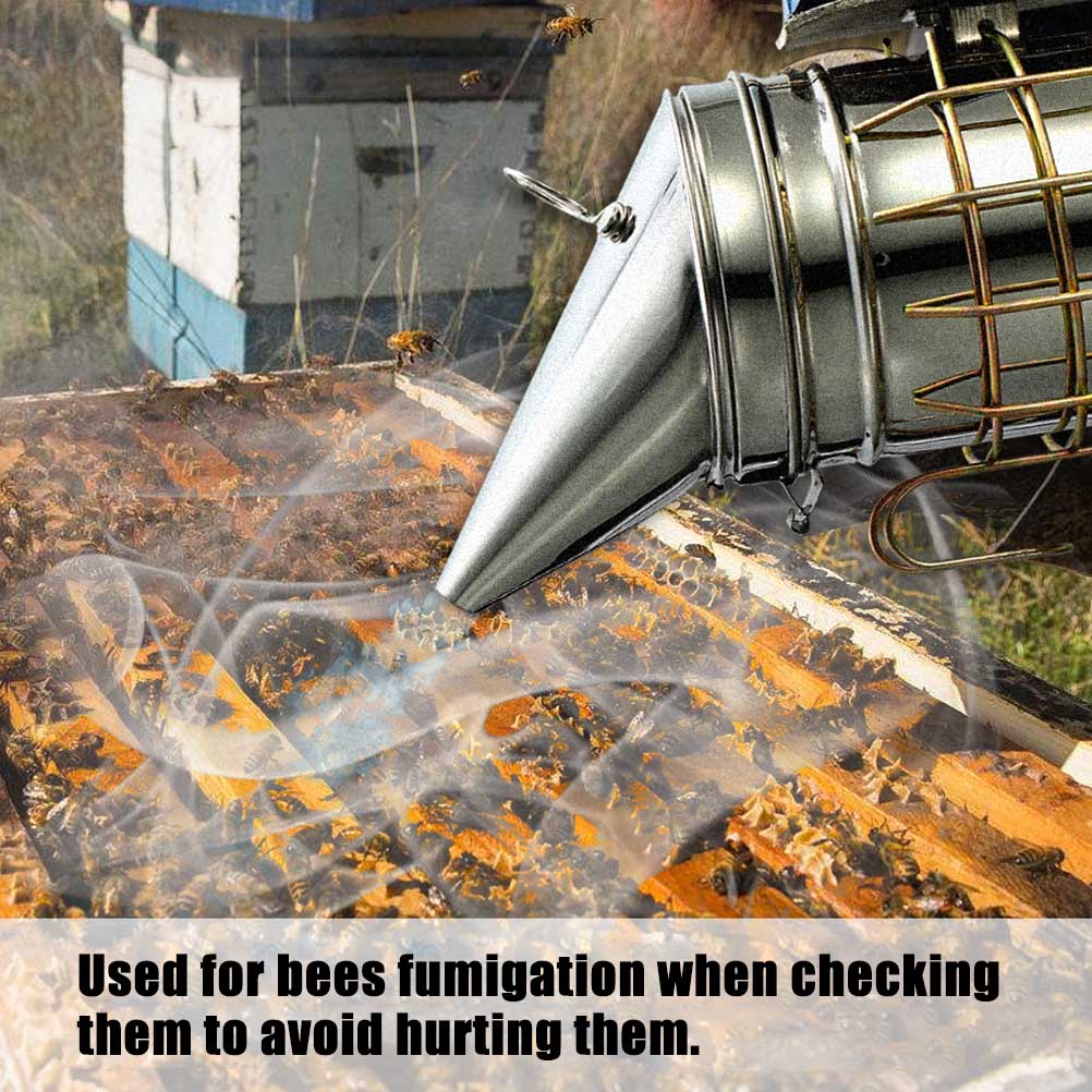 Stainless Steel Electric Bee Smoke Transmitter Kit Electric Beekeeping Tool Apiculture Beekeeping Tool