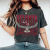 Atlanta Football Skull Vintage Shirt, Gift For Fan Football Game Day Unisex Shirt