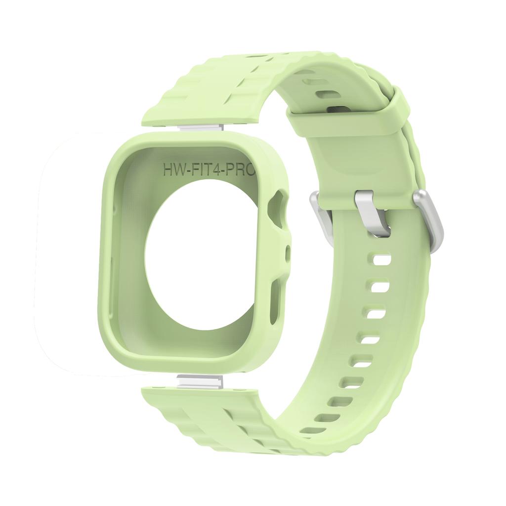 TPU Case+ Silicon Strap For Huawei Watch Fit 4 /Fit4 Pro Protector Cover Bumper Shell Watch Case Wristband Replacement