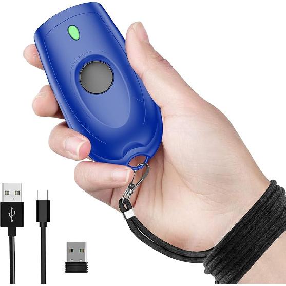 Мини 2D Портативный Ручной Bluetooth Сканер Штрих-кодов Беспроводной 2.4G и USB Проводной 3-в-1 Сканер Штрих-кодов Портативный USB Сканер QR-кодов для D2