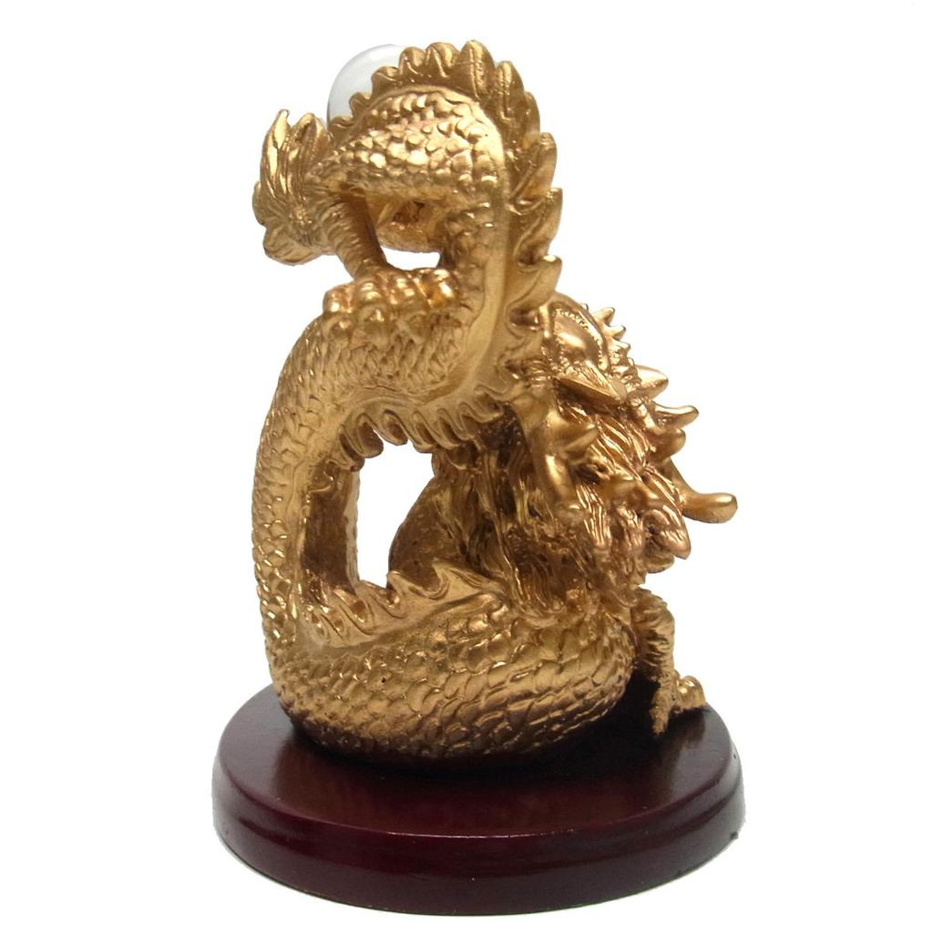 Ryusho Feng Shui Dragon Beaded Dragon Feng Shui Good Luck Figurine