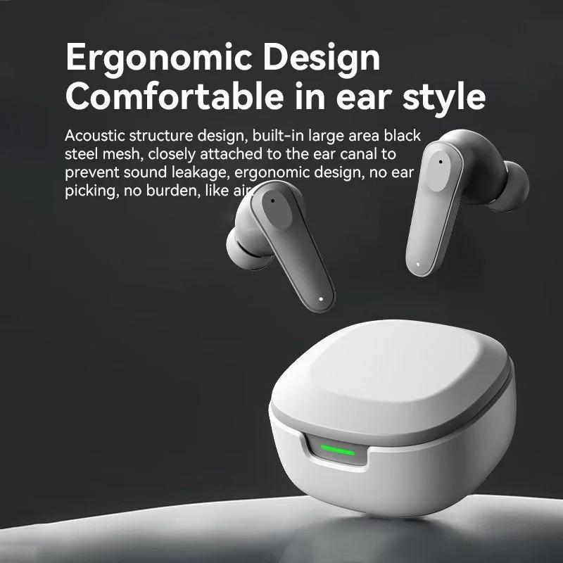 A98 High-definition Stereo Bluetooth Earphones TWS physical noise rectiondu Wireless headphones LED power display  touch control IP5X Waterproof