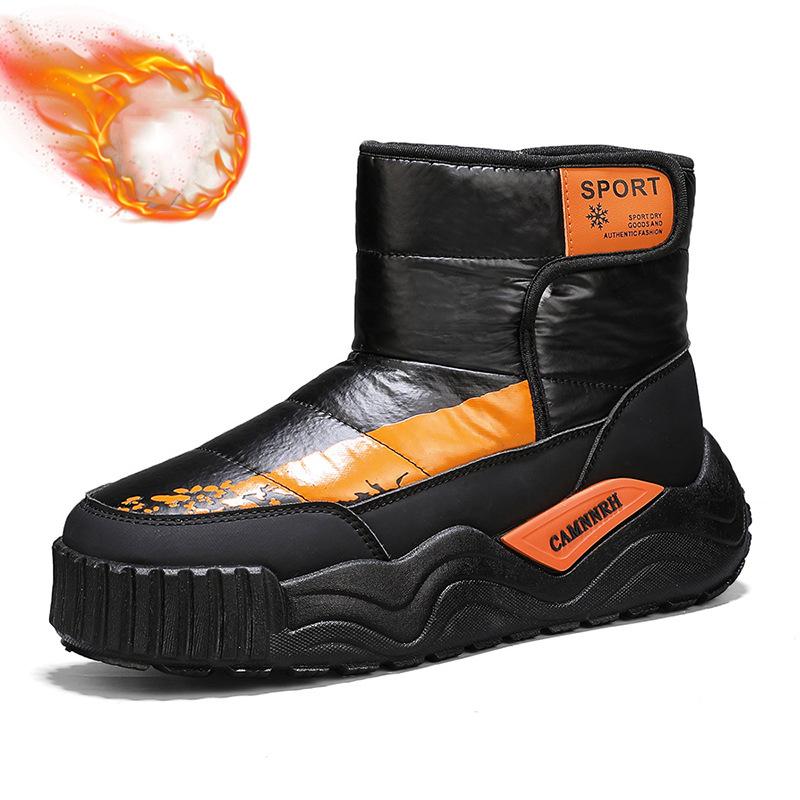 

Модные зимние уличные бархатные теплые мужские хлопковые ботинки модные водонепроницаемые рабочие ботинки зимние ботинки для мужчин нескользящие ботинки на платформе размер 39-44 44