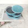 4 Layers Rotating Jewelry Storage Box Rhinestone Ring Bracelet Storage  Women