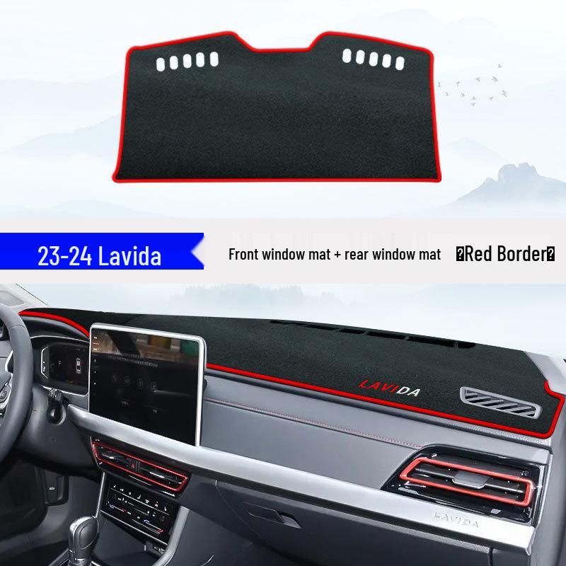 Volkswagen Lavida Dashboard Sunshade: Light-Blocking Console Pad for Interior Protection, Sharp Edition 24 Voyage.
