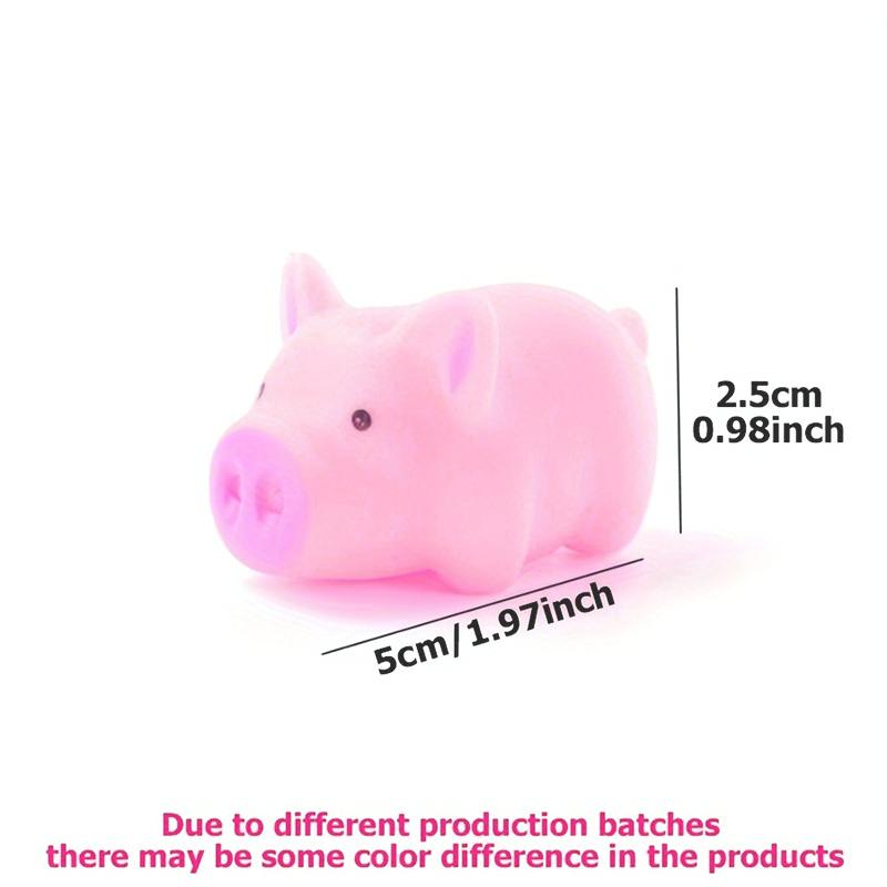 5/10/20 Stück Süßes Rosa Schwein Mini Gummi Schreiendes Geräusch Sparschwein Lustige Ornamente Haustier Geschenke Quietschen Spiel Requisiten Geeignet für Hund Katze ZYF