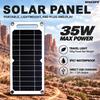 35W Przenośny Panel Słoneczny Sunpower 5V Płyta Słoneczna Z USB Bezpieczna Stabilna Ładowarka Do Power Banku Telefonu Kemping Plenerowy Dom Kamper Prezent 4