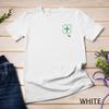 Nurse Day St Patricks Day Stethoscope Heartbeat Clover Nurses Unisex T-shirt