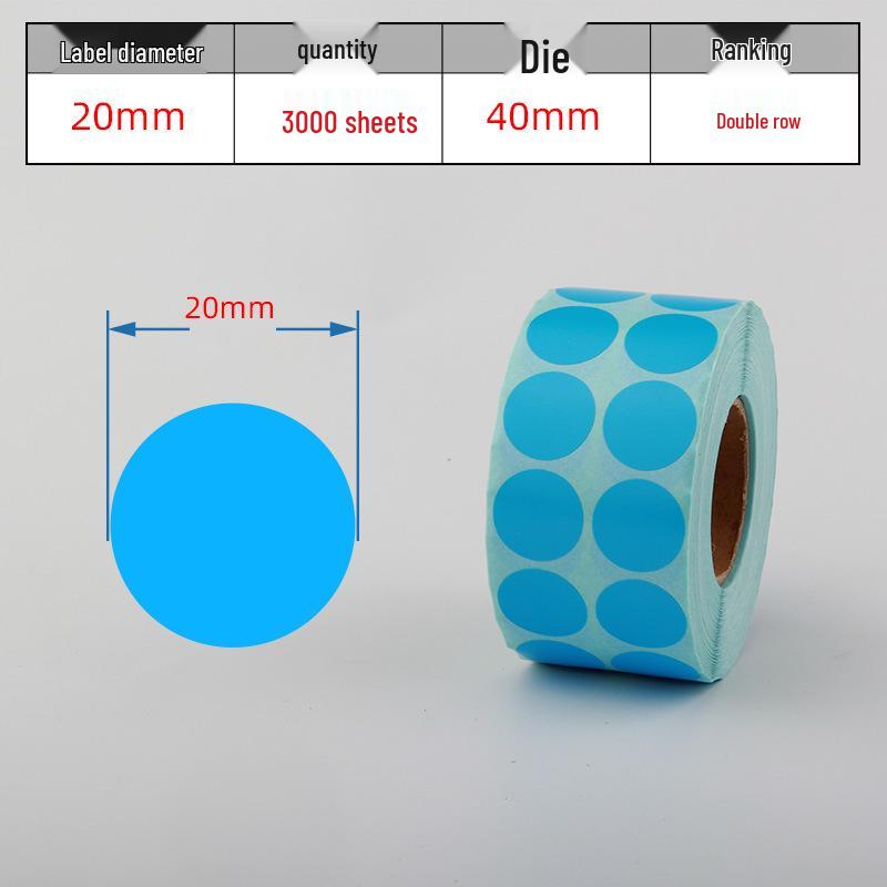 Waterproof Adhesive Thermal Barcode Stickers - Various Sizes