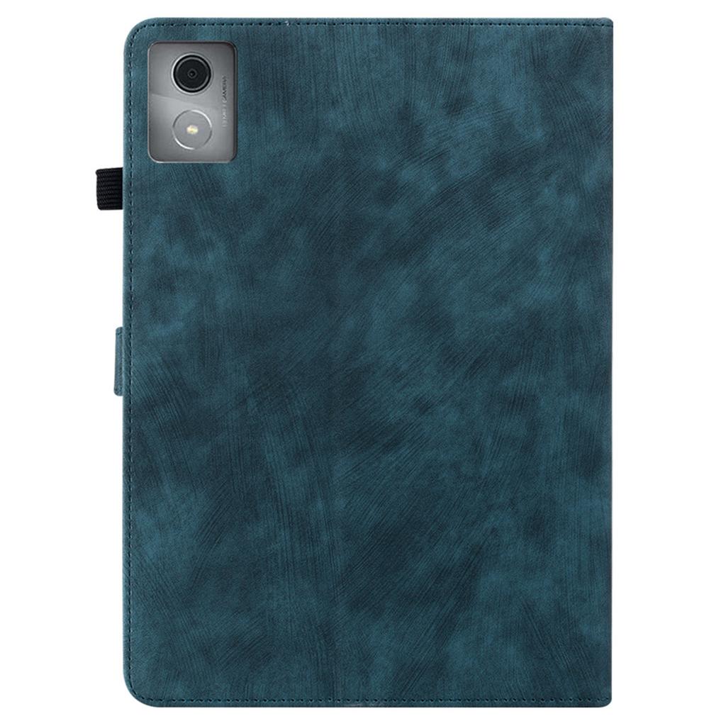 Para Capas Lenovo Tab K11 Plus Capa de Tablet de Couro PU com Impressão de Tigre Antiderrapante