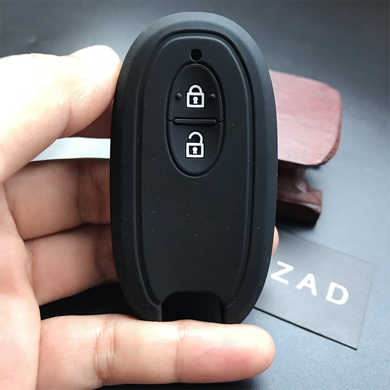 ZAD silicone rubber car key cover case skin protect keychain for   SUZUKI Swift Sport SX4 SCORSS grand vitara Wagon R stingray