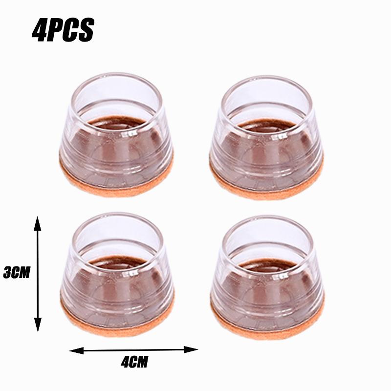 1/4 tk Toolijalg Kummist jalakatted Kaitsepadjad Libisemisvastased Mööbli Lauakatted Sisekodu jaoks Välisõue Aiakontor