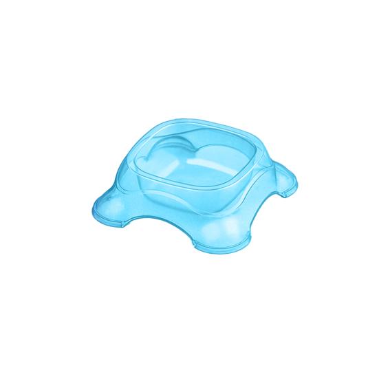 

Герметичная миска для домашних животных Легко чистится Безопасная Водонепроницаемая Противоскользящая Гладкая поверхность Без заусенцев Single синий