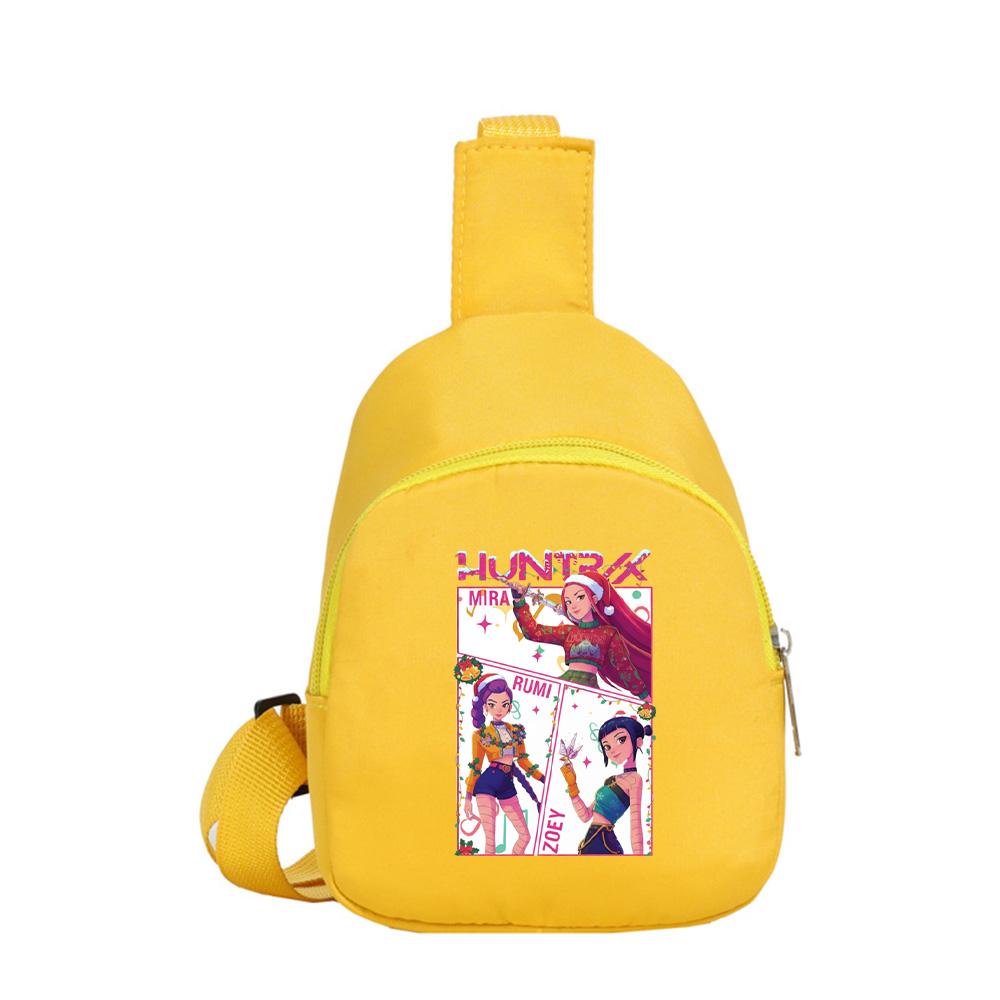 K-Pop Demon Hunters Printed Shoulder Bag Crossbody Bag Kawaii Portable Compact Storage Bag Crossbody Pouch Kid Birthday Christmas Gift