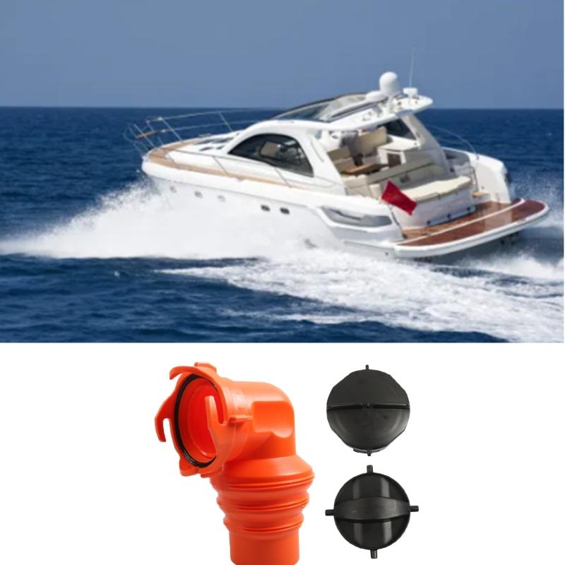 Rotatable 90 Degree Sewer Hose Adapter For Mobile Sanitation Marine Toilet Drainage Orange Plastic Fitting Leak Proof Design