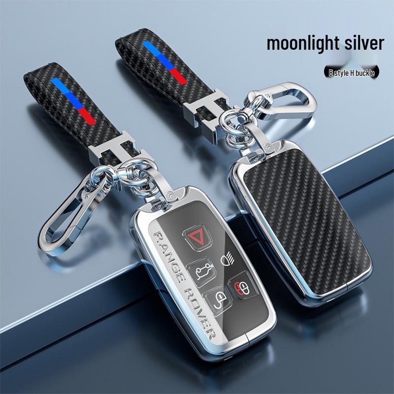 Metal Key Case for Land Rover Range Rover, Freelander, Discovery 5, Defender, Velar Cars.