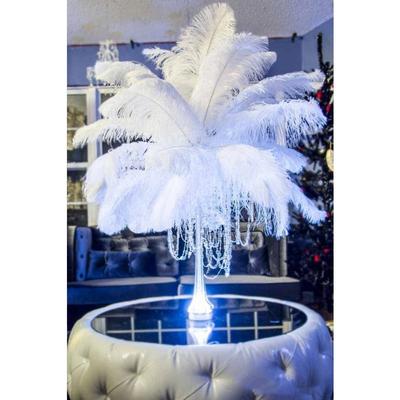 10 Pezzi Centrotavola Naturale in Piume di Struzzo Piume di Struzzo Decorazioni per Matrimoni Accessori per Artigianato 15-35 CM