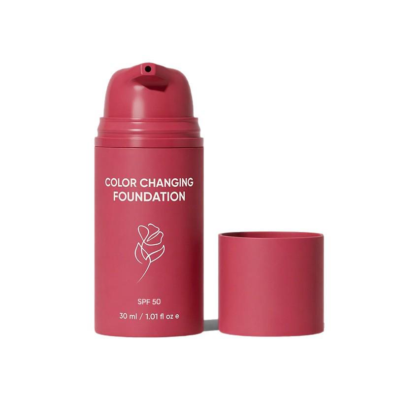 Red Can Color-Changing Foundation with English Packaging - In Stock