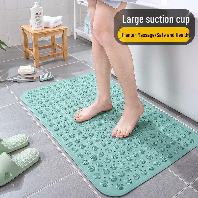 

Eco-Friendly Non-Slip Square Bathroom Mat with Suction Cups – Anti-Fall & Massage Foot Pad for Shower 47x49 cm