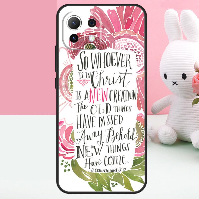 Bible Qutoes Verse Belief God Jesus Case For Xiaomi 17 Pro Max 14 15 Ultra 13T 14T 15T POCO X7 Pro X5 X6 F5 F6 F7 F8 Ultra Funda