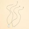 2 Pieces Matching Dainty Clavicle Chain for Women Teen Girl Couple Friendship