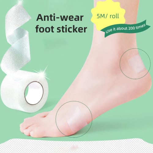 Tuyhnj Invisible Heel Tape for Women, Invisible High Heel Tape | Foot Heel Sticker Tape, Foot Protection Tape, Adhesive Foot Care Sticker Blister Pad,