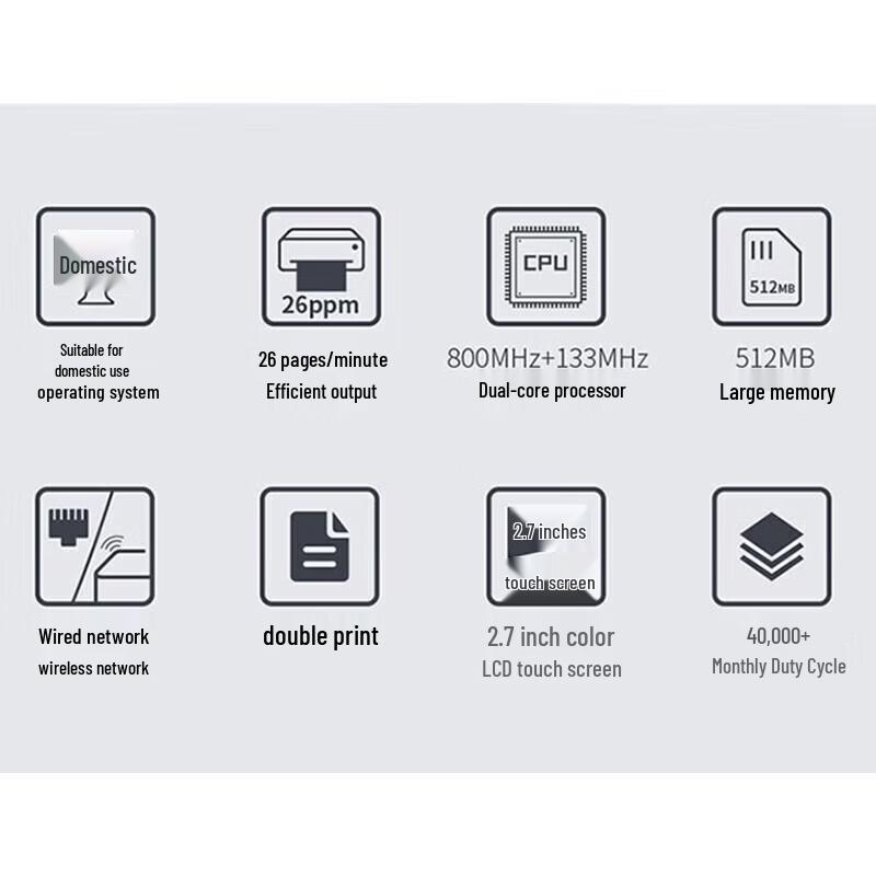 Lenovo LC2600DNW Color Laser Printer CN Plug (adapter Included)