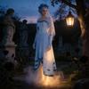 Tim Burtons Corpse Bride Emily Themed Cosplay Dress With Polyester And Spandex For Role Play