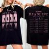 Blackpink World Tour 2 Sided Shirt Born Pink Kpop Merch Tee Concert Fan Outfit Unisex T-Shirt