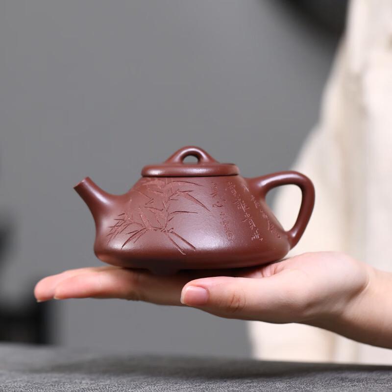 Ручной исинский чайник из фиолетовой глины Zisha Ziye Shipiao