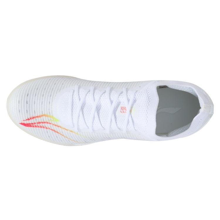 New LiNing TF Turf Lightweight Soccer Shoes Men's Standard White ASTS001-1
