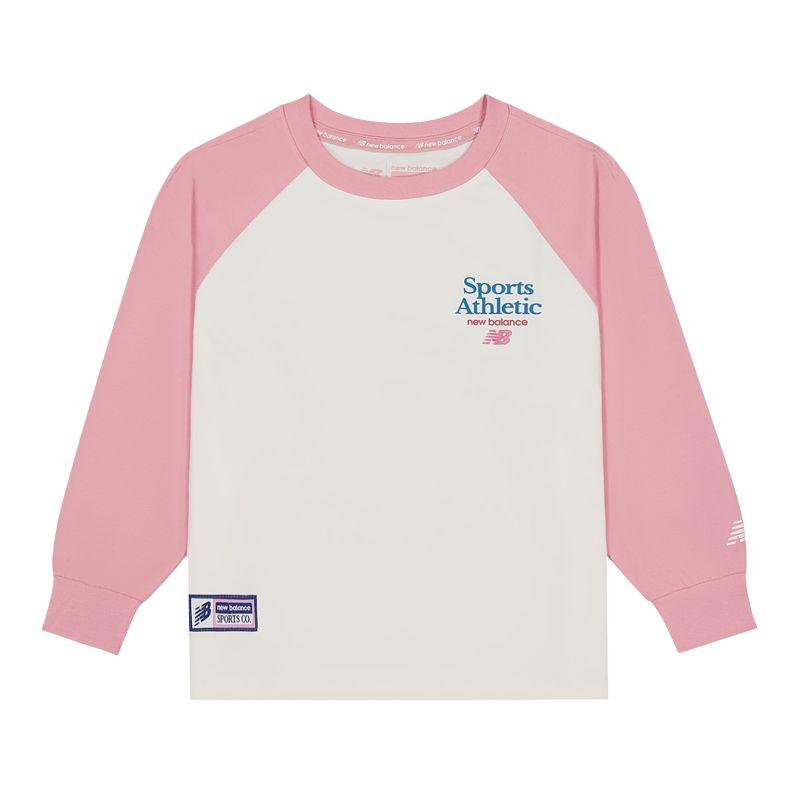 New Balance Kids T Shirts Crew Neck Moderate 7DG1E053-PK 130