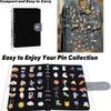 8 Pages Felt Brooch Storage Book Space Saving Badges Collection Book  Jewelry Organizer